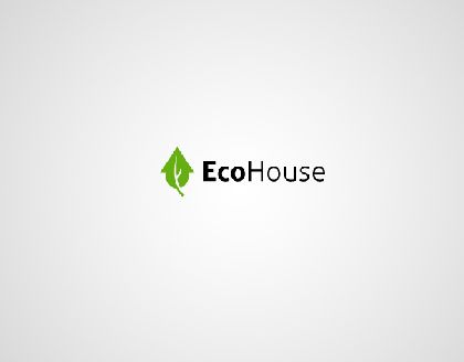 Das EcoHouse Logo einfach und effektiv