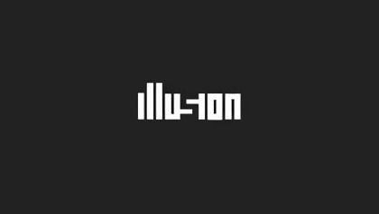 Schwarzweiss Logo Illusion von Anthony Lane